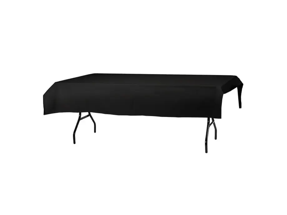 Tafellinnen- zwart- recht