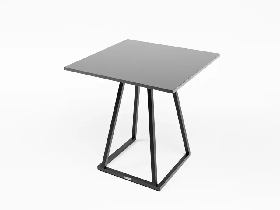 Tafel linea zwart 70