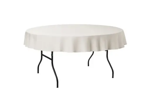 Tafellinnen rond dia180 (wit) 